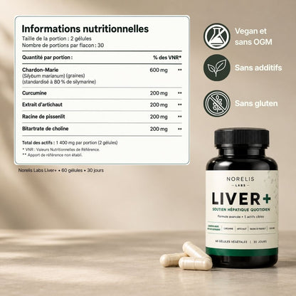 LIVER+ - Votre foie soutenu au quotidien